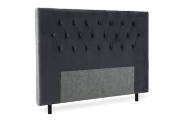 Royal Velvet Sänggavel 160 cm - Svart - Möbler - Säng - Sängtillbehör & sänggavel - Sänggavlar & huvudgavlar