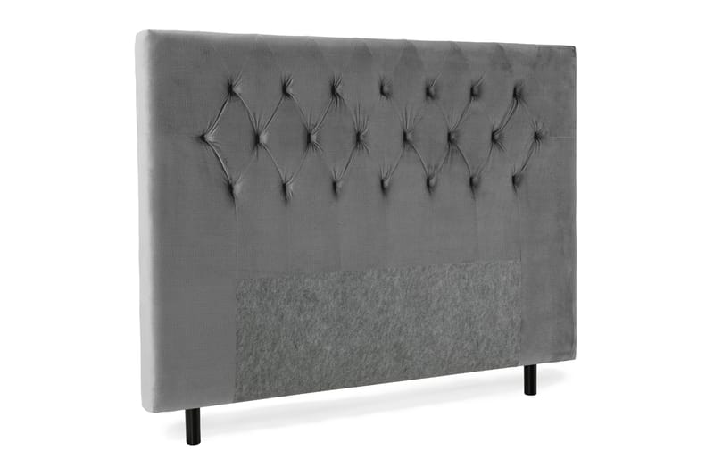 Royal Velvet Sänggavel 180 cm - Mörkgrå - Möbler - Säng - Sängtillbehör & sänggavel - Sänggavlar & huvudgavlar