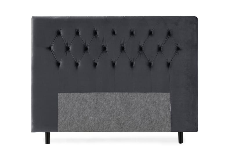 Royal Velvet Sänggavel 180 cm - Svart - Möbler - Säng - Sängtillbehör & sänggavel - Sänggavlar & huvudgavlar