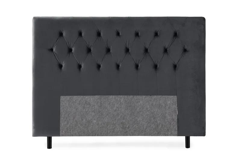 Royal Velvet Sänggavel 180 cm, Svart