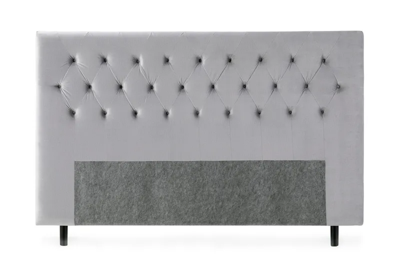 Royal Velvet Sänggavel 210 cm - Ljusgrå - Möbler - Säng - Sängtillbehör & sänggavel - Sänggavlar & huvudgavlar