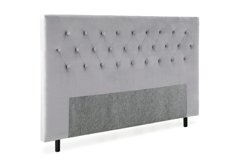 Royal Velvet Sänggavel 210 cm - Ljusgrå - Möbler - Säng - Sängtillbehör & sänggavel - Sänggavlar & huvudgavlar