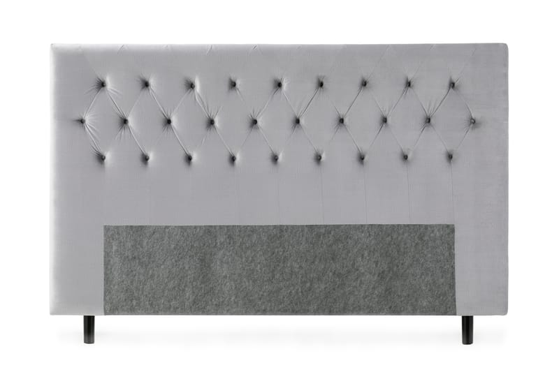 Royal Velvet Sänggavel 210 cm - Ljusgrå - Möbler - Säng - Sängtillbehör & sänggavel - Sänggavlar & huvudgavlar