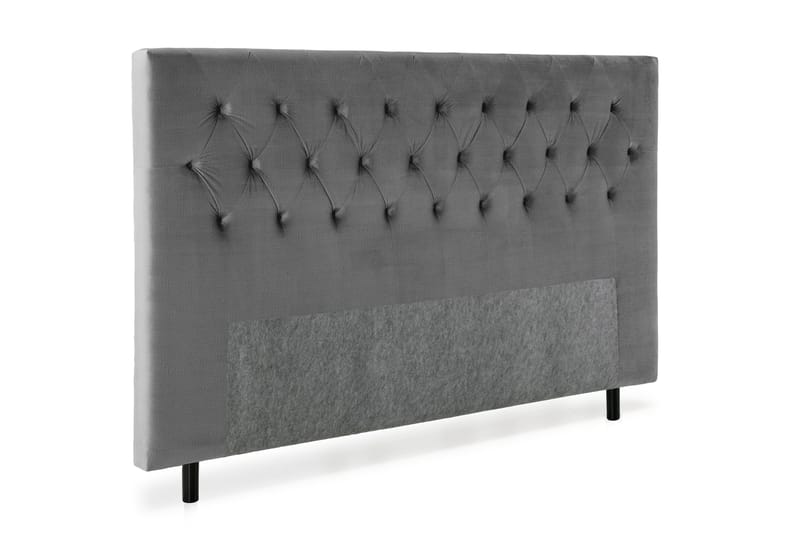 Royal Velvet Sänggavel 210 cm - Mörkgrå - Möbler - Säng - Sängtillbehör & sänggavel - Sänggavlar & huvudgavlar