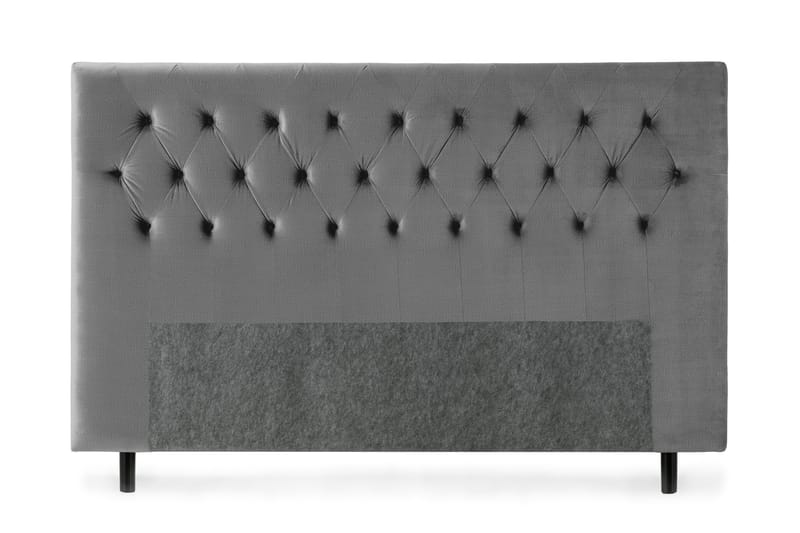 Royal Velvet Sänggavel 210 cm - Mörkgrå - Möbler - Säng - Sängtillbehör & sänggavel - Sänggavlar & huvudgavlar