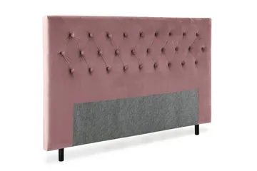 Royal Velvet Sänggavel 210 cm - Rosa - Möbler - Säng - Sängtillbehör & sänggavel - Sänggavlar & huvudgavlar