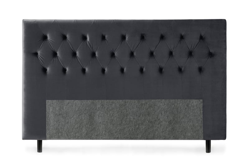 Royal Velvet Sänggavel 210 cm - Svart - Möbler - Säng - Sängtillbehör & sänggavel - Sänggavlar & huvudgavlar