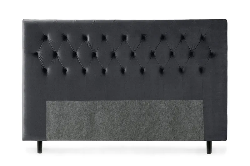 Royal Velvet Sänggavel 210 cm, Svart