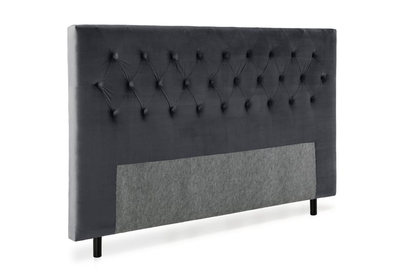 Royal Velvet Sänggavel 210 cm - Svart - Möbler - Säng - Sängtillbehör & sänggavel - Sänggavlar & huvudgavlar
