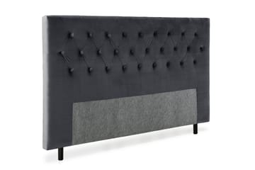 Royal Velvet Sänggavel 210 cm - Svart - Möbler - Säng - Sängtillbehör & sänggavel - Sänggavlar & huvudgavlar