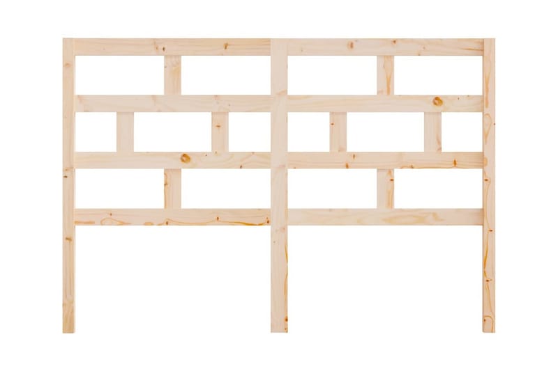 Sänggavel 166x4x100 cm massiv furu - Brun - Möbler - Säng - Sängtillbehör & sänggavel - Sänggavlar & huvudgavlar