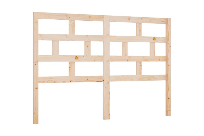 Sänggavel 166x4x100 cm massiv furu - Brun - Möbler - Säng - Sängtillbehör & sänggavel - Sänggavlar & huvudgavlar