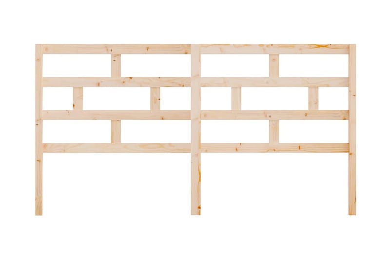 Sänggavel 186x4x100 cm massiv furu - Brun - Möbler - Säng - Sängtillbehör & sänggavel - Sänggavlar & huvudgavlar