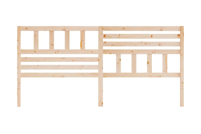 Sänggavel 186x4x100 cm massiv furu - Brun - Möbler - Säng - Sängtillbehör & sänggavel - Sänggavlar & huvudgavlar