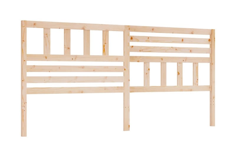 Sänggavel 206x4x100 cm massiv furu - Brun - Möbler - Säng - Sängtillbehör & sänggavel - Sänggavlar & huvudgavlar