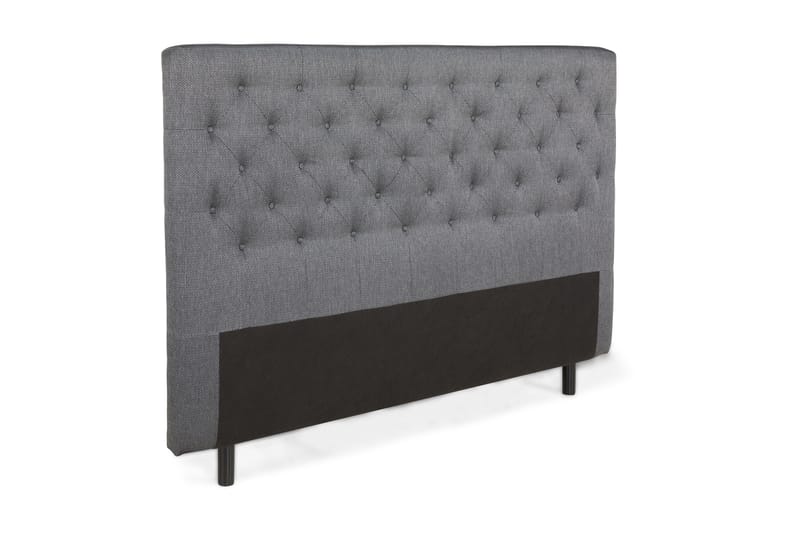 Sänggavel Djuphäftad 180 cm - Mörkgrå - Möbler - Säng - Sängtillbehör & sänggavel - Sänggavlar & huvudgavlar