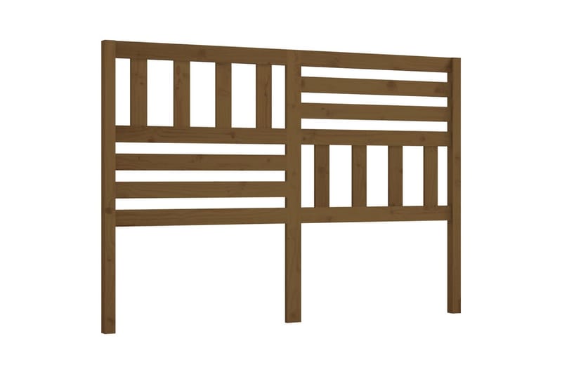 Sänggavel honungsbrun 156x4x100 cm massiv furu - Honung - Möbler - Säng - Sängtillbehör & sänggavel - Sänggavlar & huvudgavlar