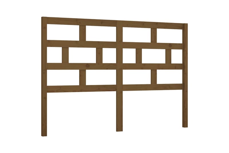 Sänggavel honungsbrun 166x4x100 cm massiv furu - Honung - Möbler - Säng - Sängtillbehör & sänggavel - Sänggavlar & huvudgavlar