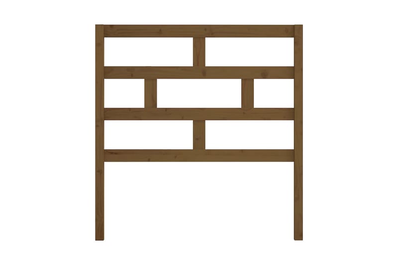 Sänggavel honungsbrun 96x4x100 cm massiv furu - Honung - Möbler - Säng - Sängtillbehör & sänggavel - Sänggavlar & huvudgavlar