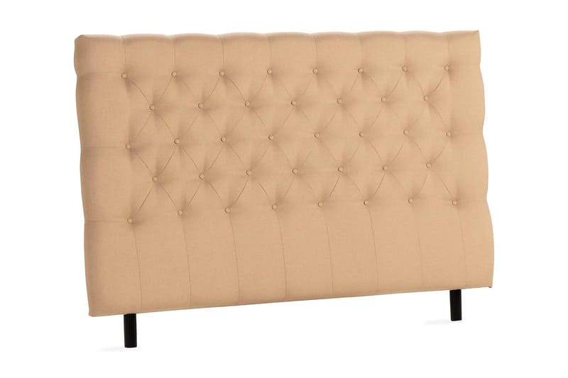 Scarlett Djuphäftad gavel 160 - Beige - Möbler - Säng - Sängtillbehör & sänggavel - Sänggavlar & huvudgavlar