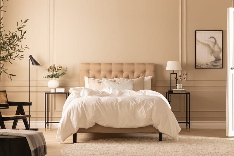 Scarlett Djuphäftad gavel 90 - Beige - Möbler - Säng - Sängtillbehör & sänggavel - Sänggavlar & huvudgavlar