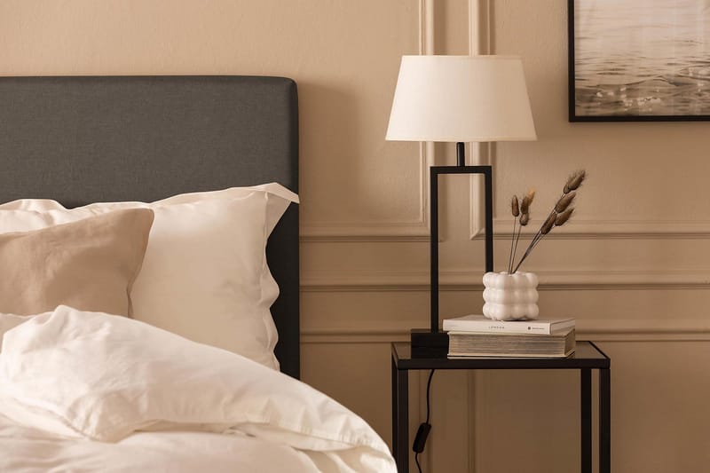 Scarlett Knappad gavel 120 - Mörkgrå - Möbler - Säng - Sängtillbehör & sänggavel - Sänggavlar & huvudgavlar