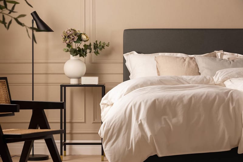 Scarlett Knappad gavel 120 - Mörkgrå - Möbler - Säng - Sängtillbehör & sänggavel - Sänggavlar & huvudgavlar