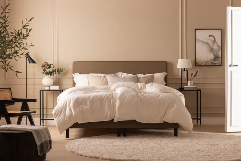 Scarlett Knappad gavel 90 - Brun - Möbler - Säng - Sängtillbehör & sänggavel - Sänggavlar & huvudgavlar