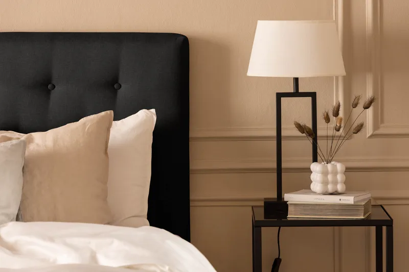 Scarlett Slät gavel 90 - Svart - Möbler - Säng - Sängtillbehör & sänggavel - Sänggavlar & huvudgavlar