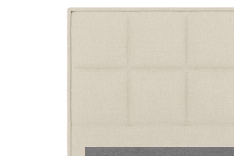 Select Rutig Sänggavel 140 cm - Beige - Möbler - Säng - Sängtillbehör & sänggavel - Sänggavlar & huvudgavlar