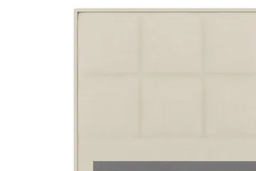 Select Rutig Sänggavel 140 cm - Beige - Möbler - Säng - Sängtillbehör & sänggavel - Sänggavlar & huvudgavlar