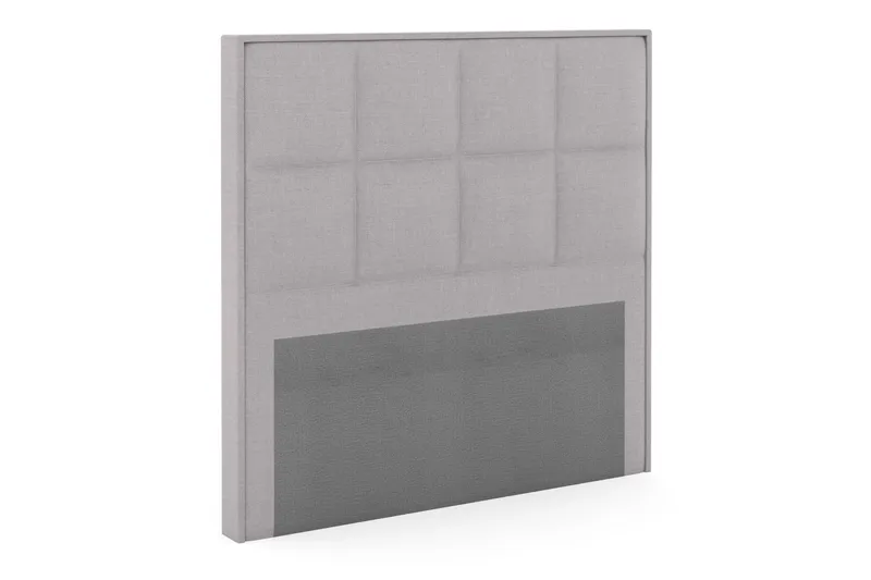 Select Rutig Sänggavel 140 cm - Ljusgrå - Möbler - Säng - Sängtillbehör & sänggavel - Sänggavlar & huvudgavlar