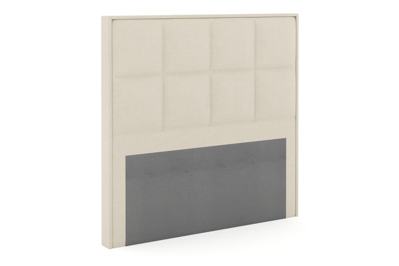 Select Rutig Sänggavel 160 cm - Beige - Sänggavlar & huvudgavlar