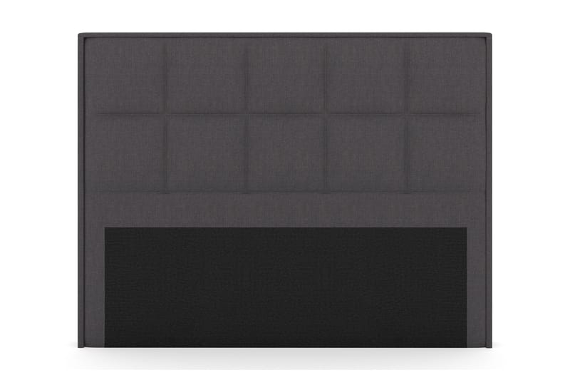 Select Rutig Sänggavel 210 cm - Mörkgrå - Möbler - Säng - Sängtillbehör & sänggavel - Sänggavlar & huvudgavlar