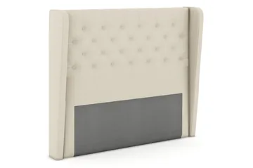 Select Sänggavel 120 cm med Sidor - Beige - Möbler - Säng - Sängtillbehör & sänggavel - Sänggavlar & huvudgavlar