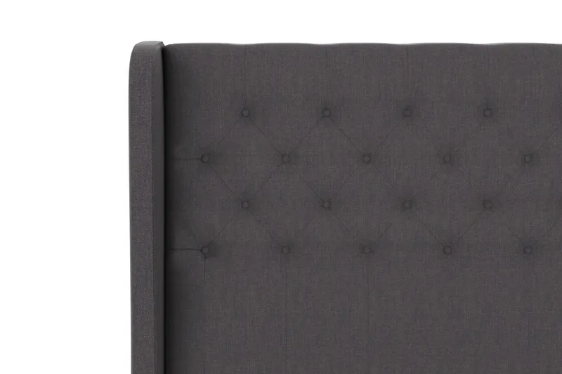 Select Sänggavel 120 cm med Sidor - Mörkgrå - Möbler - Säng - Sängtillbehör & sänggavel - Sänggavlar & huvudgavlar