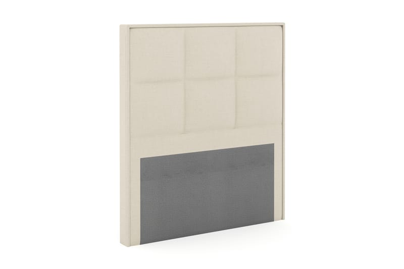 Select Sänggavel 120 cm Rutig - Beige - Möbler - Säng - Sängtillbehör & sänggavel - Sänggavlar & huvudgavlar