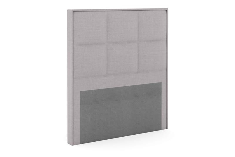 Select Sänggavel 120 cm Rutig - Ljusgrå - Möbler - Säng - Sängtillbehör & sänggavel - Sänggavlar & huvudgavlar