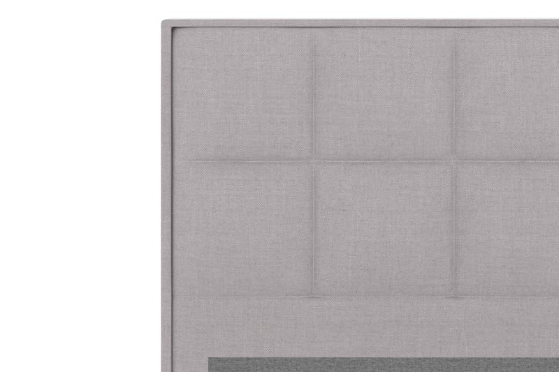 Select Sänggavel 120 cm Rutig - Ljusgrå - Möbler - Säng - Sängtillbehör & sänggavel - Sänggavlar & huvudgavlar