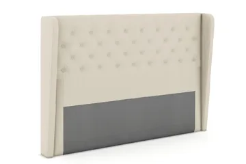 Select Sänggavel 210 cm med Sidor - Beige - Möbler - Säng - Sängtillbehör & sänggavel - Sänggavlar & huvudgavlar
