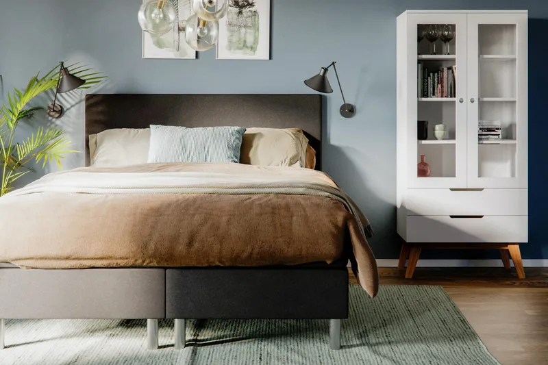 Sleepy Sänggavel 180 cm - Svart - Möbler - Säng - Sängtillbehör & sänggavel - Sänggavlar & huvudgavlar