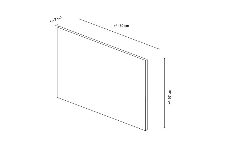 Sänggavel Sudamal Beige - 162 x 7 x 97 cm - Möbler - Säng - Sängtillbehör & sänggavel - Sänggavlar & huvudgavlar