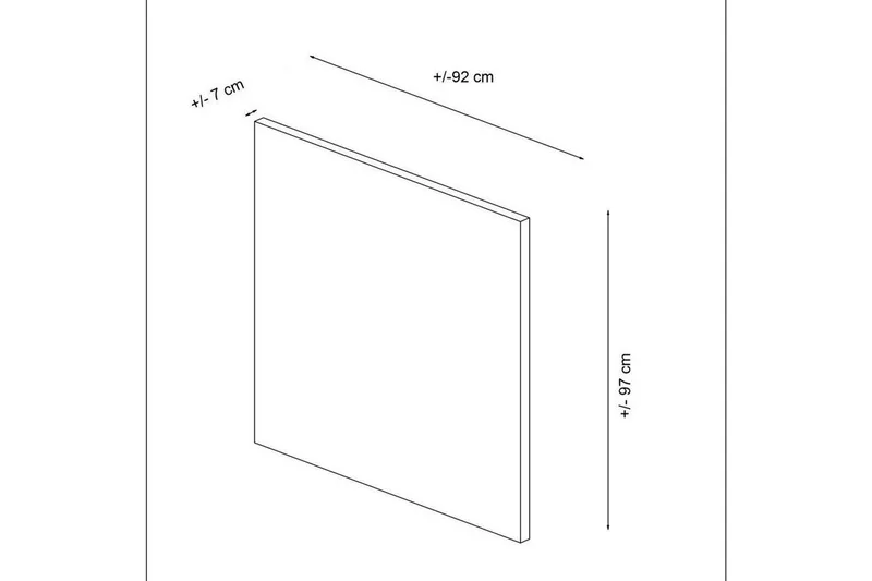 Sänggavel Sudamal Beige - 92 x 7 x 97 cm - Möbler - Säng - Sängtillbehör & sänggavel - Sänggavlar & huvudgavlar