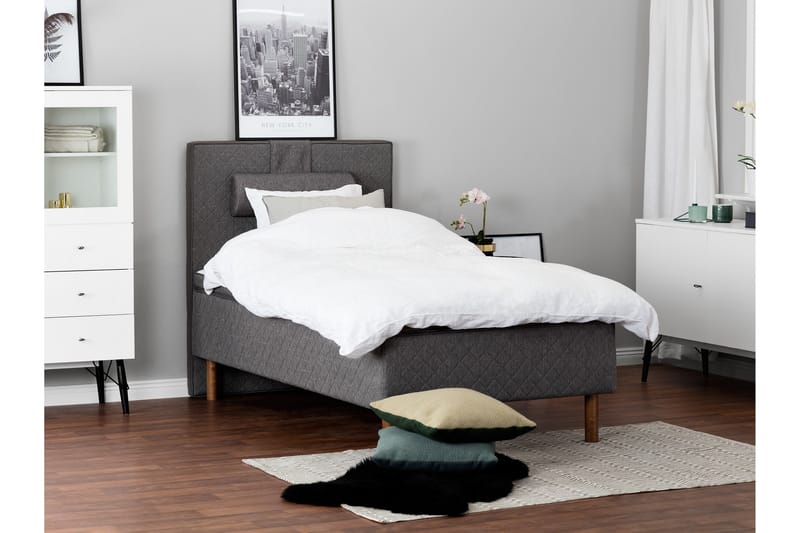 Sundborn Sänggavel 120 cm - Grå - Möbler - Säng - Sängtillbehör & sänggavel - Sänggavlar & huvudgavlar