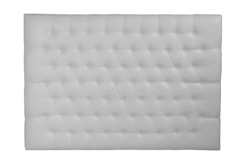 Vintage Sänggavel 160 cm Bonded Läder - Vit - Möbler - Säng - Sängtillbehör & sänggavel - Sänggavlar & huvudgavlar