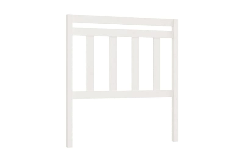Sänggavel vit 96x4x100 cm massiv furu - Vit - Möbler - Säng - Sängtillbehör & sänggavel - Sänggavlar & huvudgavlar