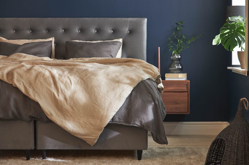 Wall Sänggavel 181x61 cm - Grå - Möbler - Säng - Sängtillbehör & sänggavel - Sänggavlar & huvudgavlar