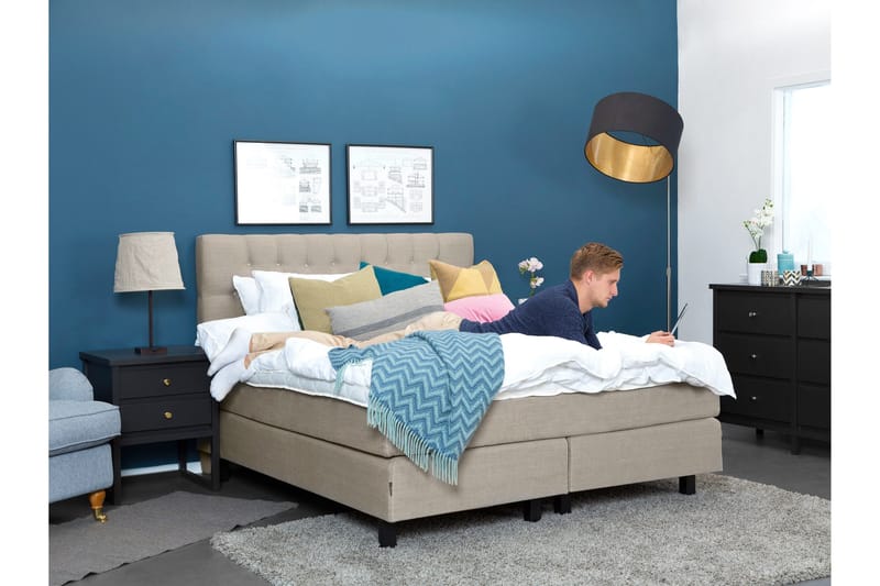 Wynne Sänggavel 160 cm - Beige - Möbler - Säng - Sängtillbehör & sänggavel - Sänggavlar & huvudgavlar