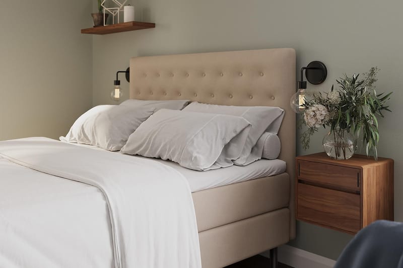 Wega Sänggavel 105 cm - Beige - Möbler - Säng - Sängtillbehör & sänggavel - Sänggavlar & huvudgavlar