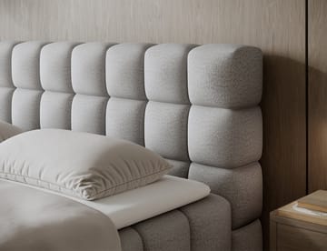 Sabeno Sängpaket Bubblig Kontinentalsäng med förvaring 140x200 cm - svart - Möbler - Säng - Kontinentalsäng